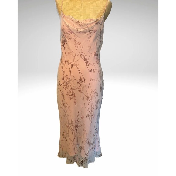 Laundry By Shelli Segal Dresses & Skirts - Y2K Laundry by Shelli Segal Silk Bead Dress Backless Light Pink Cherry Blossom 8